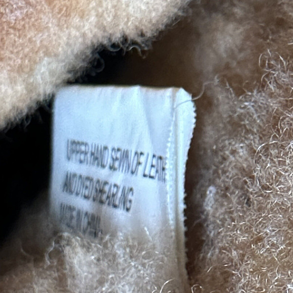 Born AMAZE Shearling Wool Suede Leather Ankle Boots Women's 8.5/40 Monk Strap - Picture 12 of 14